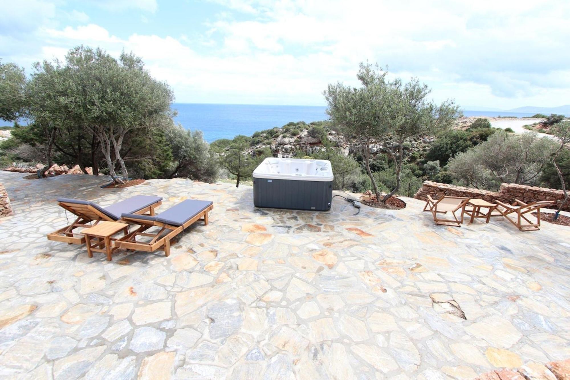 Villa Rouvis With Outdoor Hot Tub Ligaridia 외부 사진