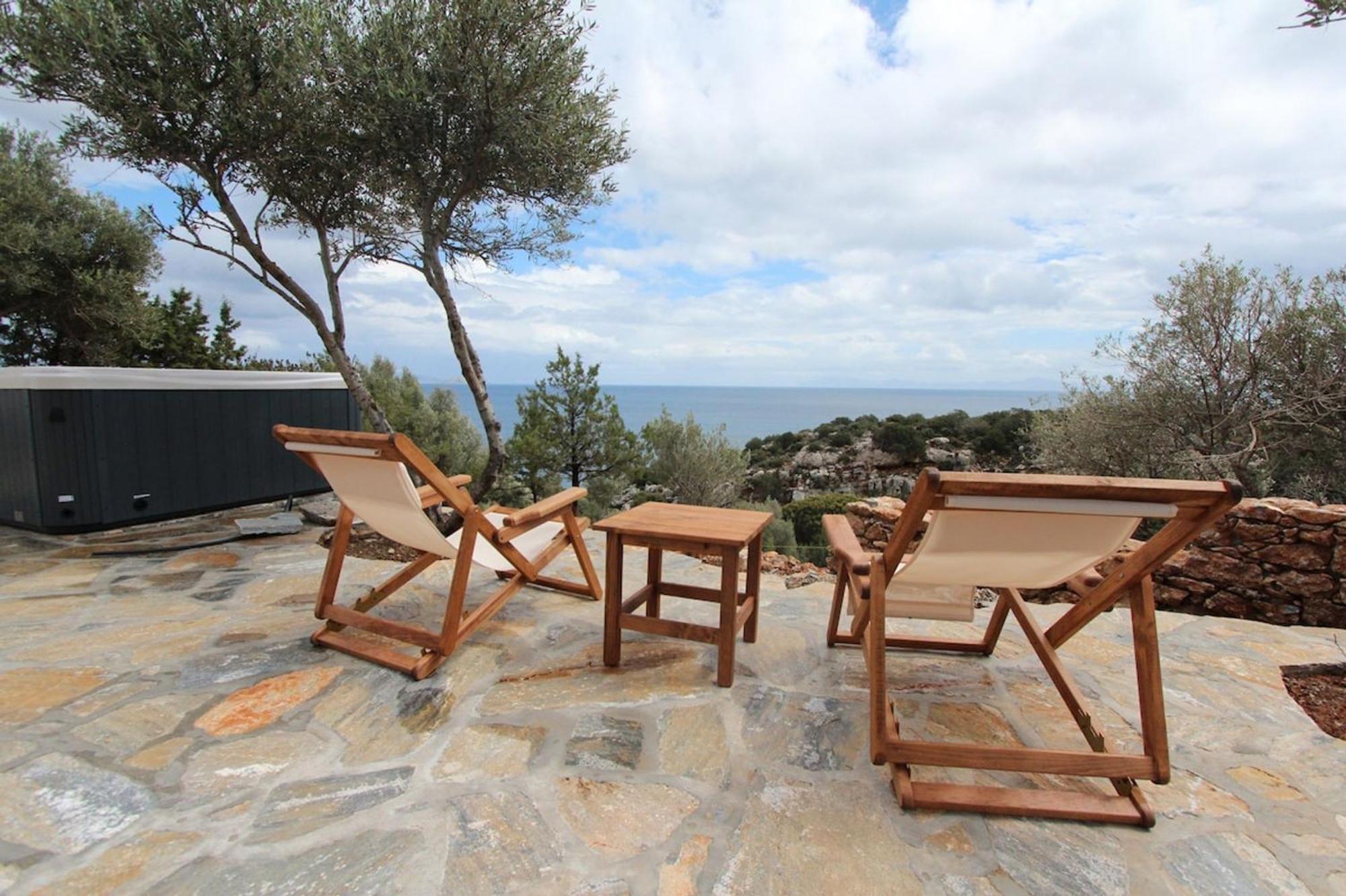 Villa Rouvis With Outdoor Hot Tub Ligaridia 외부 사진