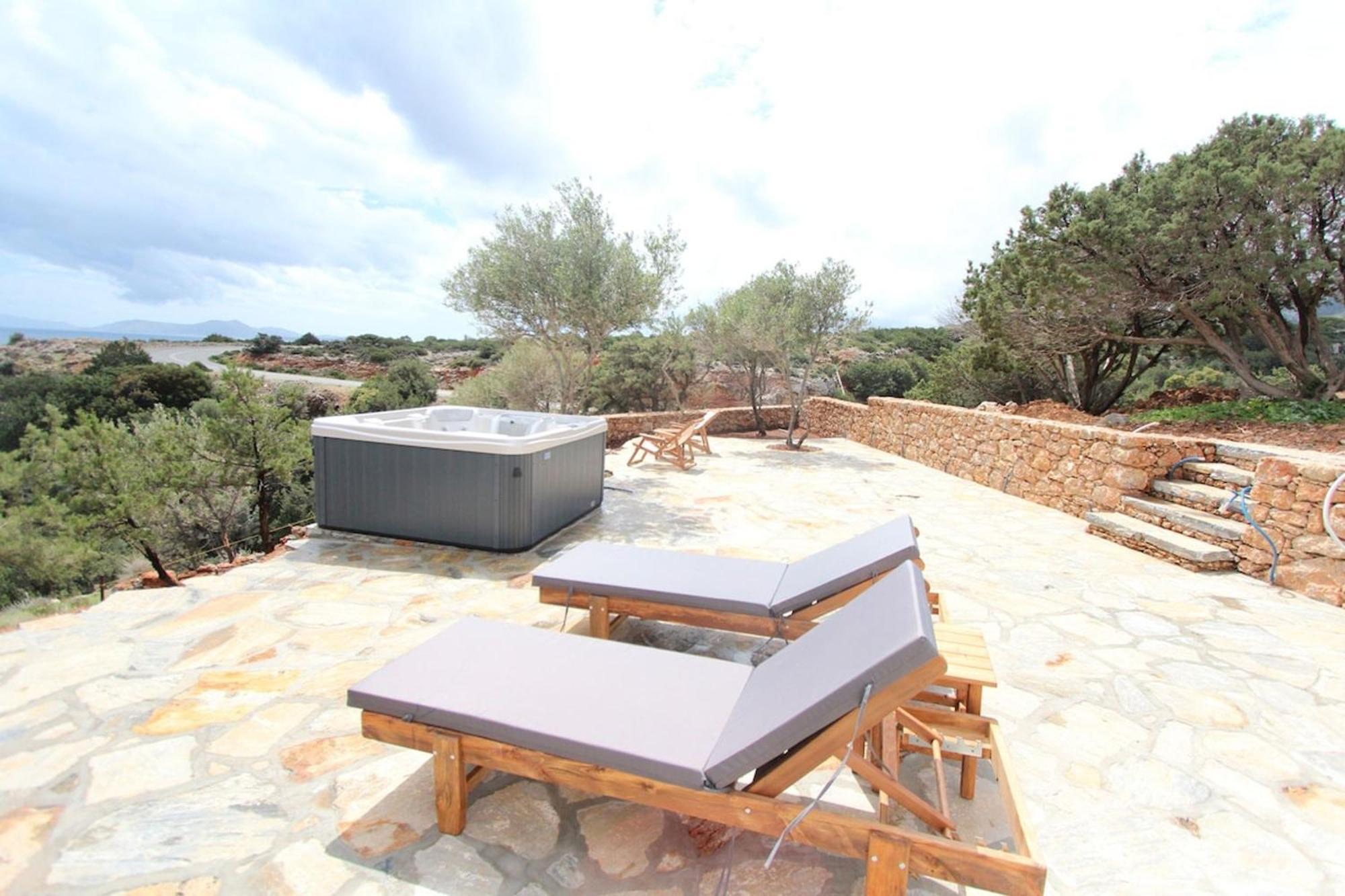 Villa Rouvis With Outdoor Hot Tub Ligaridia 외부 사진