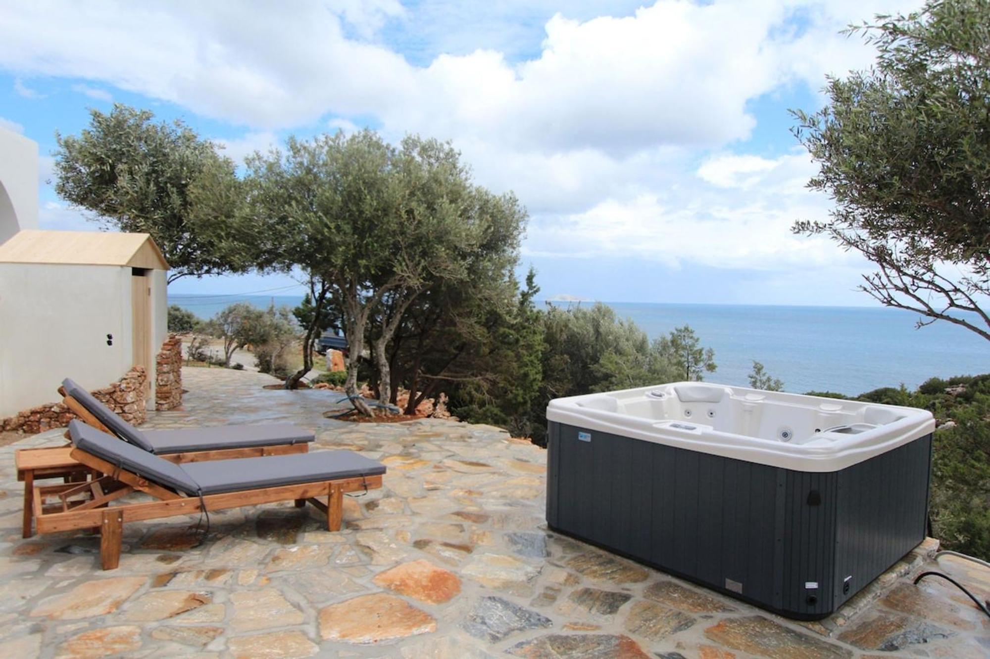 Villa Rouvis With Outdoor Hot Tub Ligaridia 외부 사진